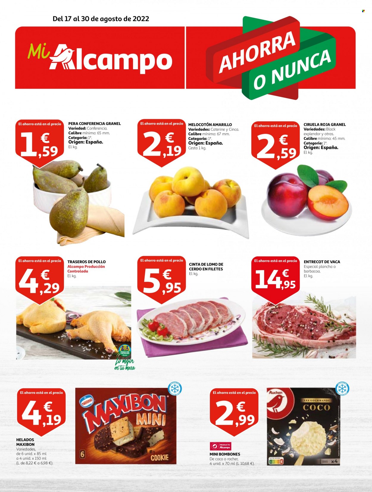 Folleto Alcampo - 17/08/22 - 30/08/22. Página 1