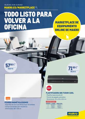 Folleto actual Makro - 25/08/22 - 21/09/22.