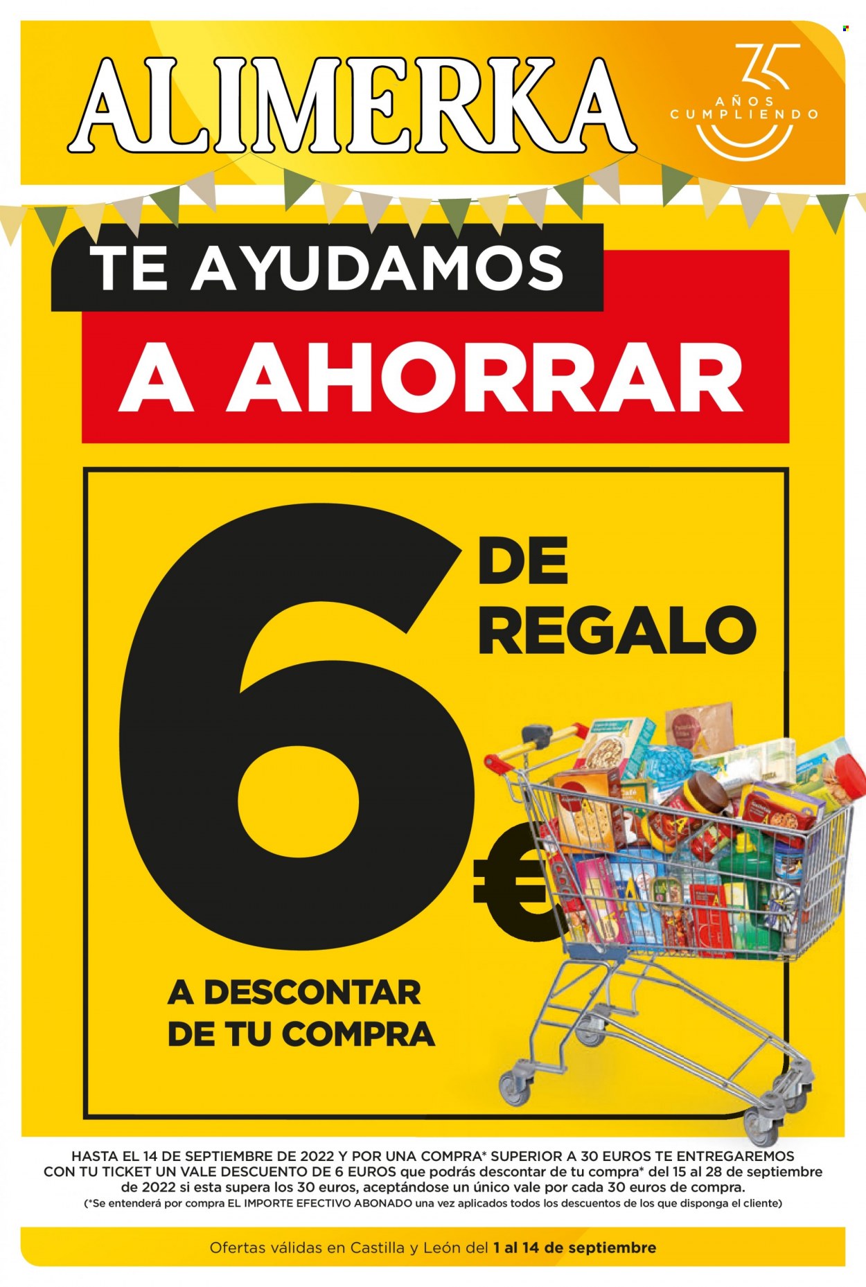 Folleto Alimerka - 01/09/22 - 14/09/22. Página 1