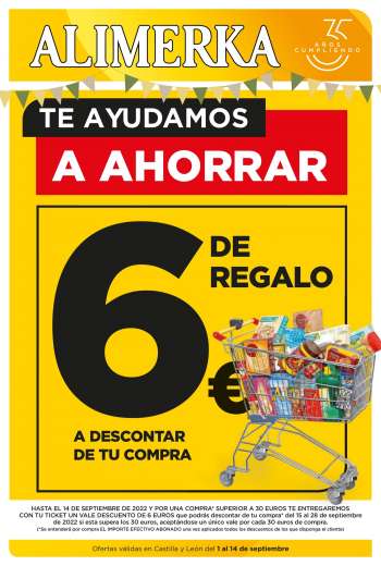 Folleto actual Alimerka - 01/09/22 - 14/09/22.