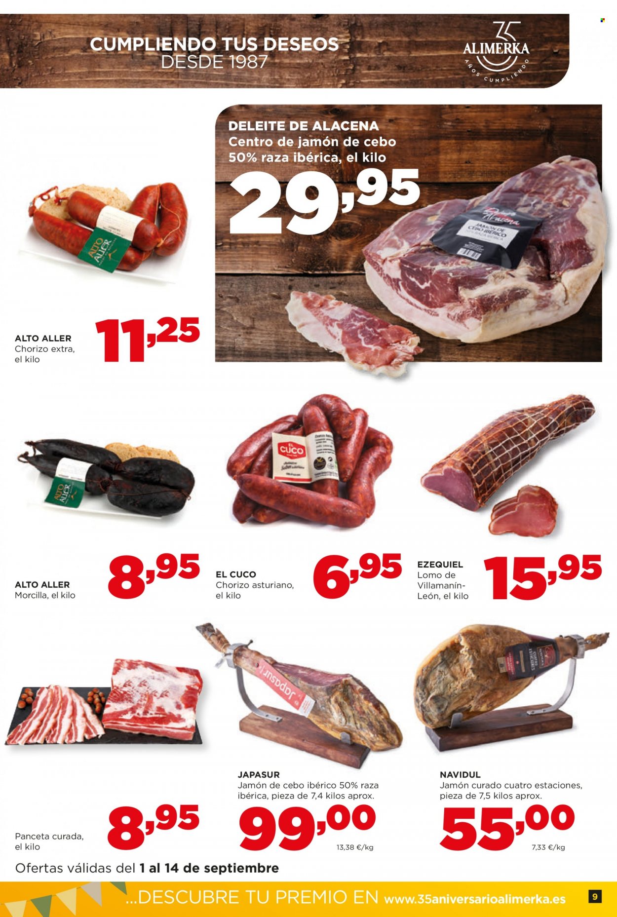 Folleto Alimerka - 01/09/22 - 14/09/22. Página 9