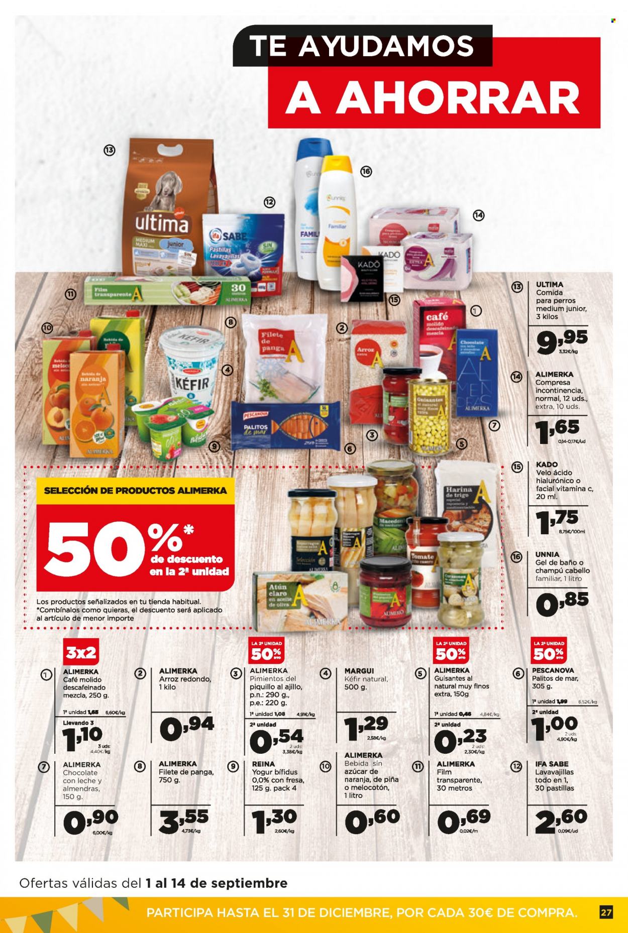 Folleto Alimerka - 01/09/22 - 14/09/22. Página 27