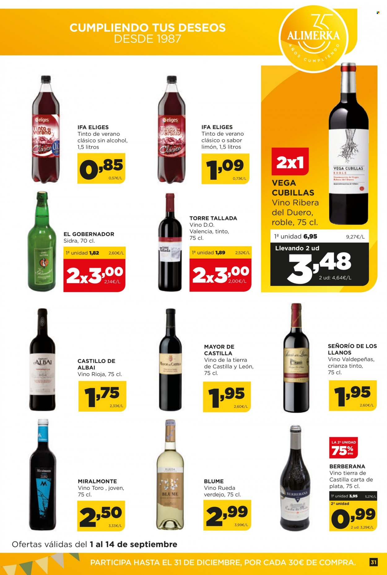 Folleto Alimerka - 01/09/22 - 14/09/22. Página 31