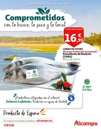 Folleto actual Alcampo - 30/08/22 - 05/09/22.