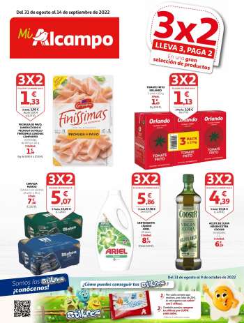 Folleto actual Alcampo - 31/08/22 - 14/09/22.