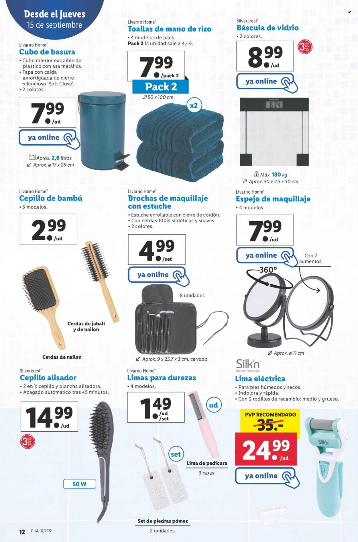 Folleto Lidl - 15/09/22 - 21/09/22. Página 12