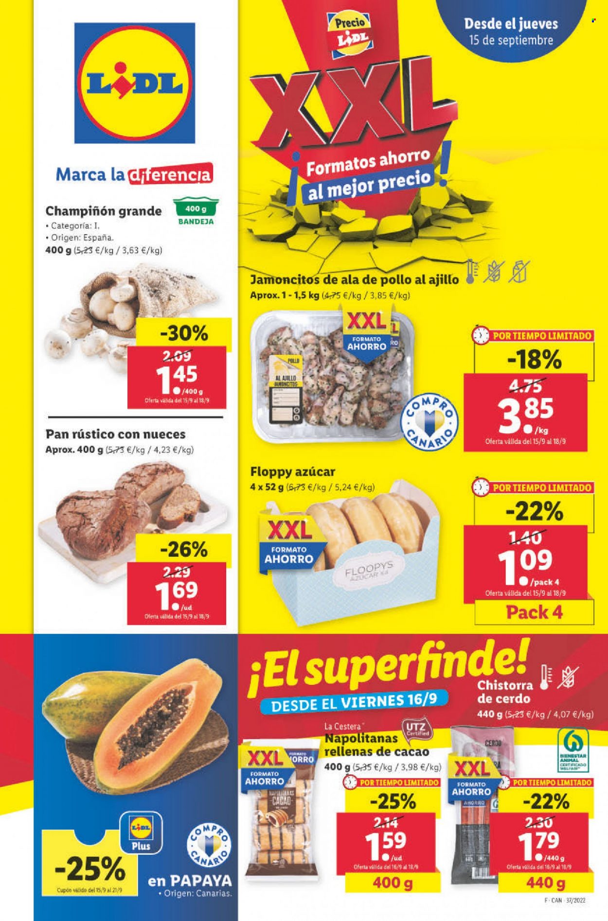 Folleto Lidl - 15/09/22 - 21/09/22. Página 1
