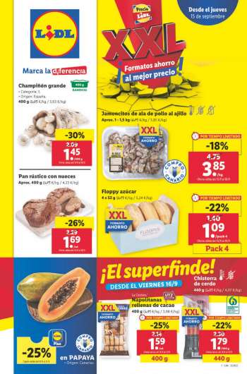 Folleto actual Lidl - 15/09/22 - 21/09/22.