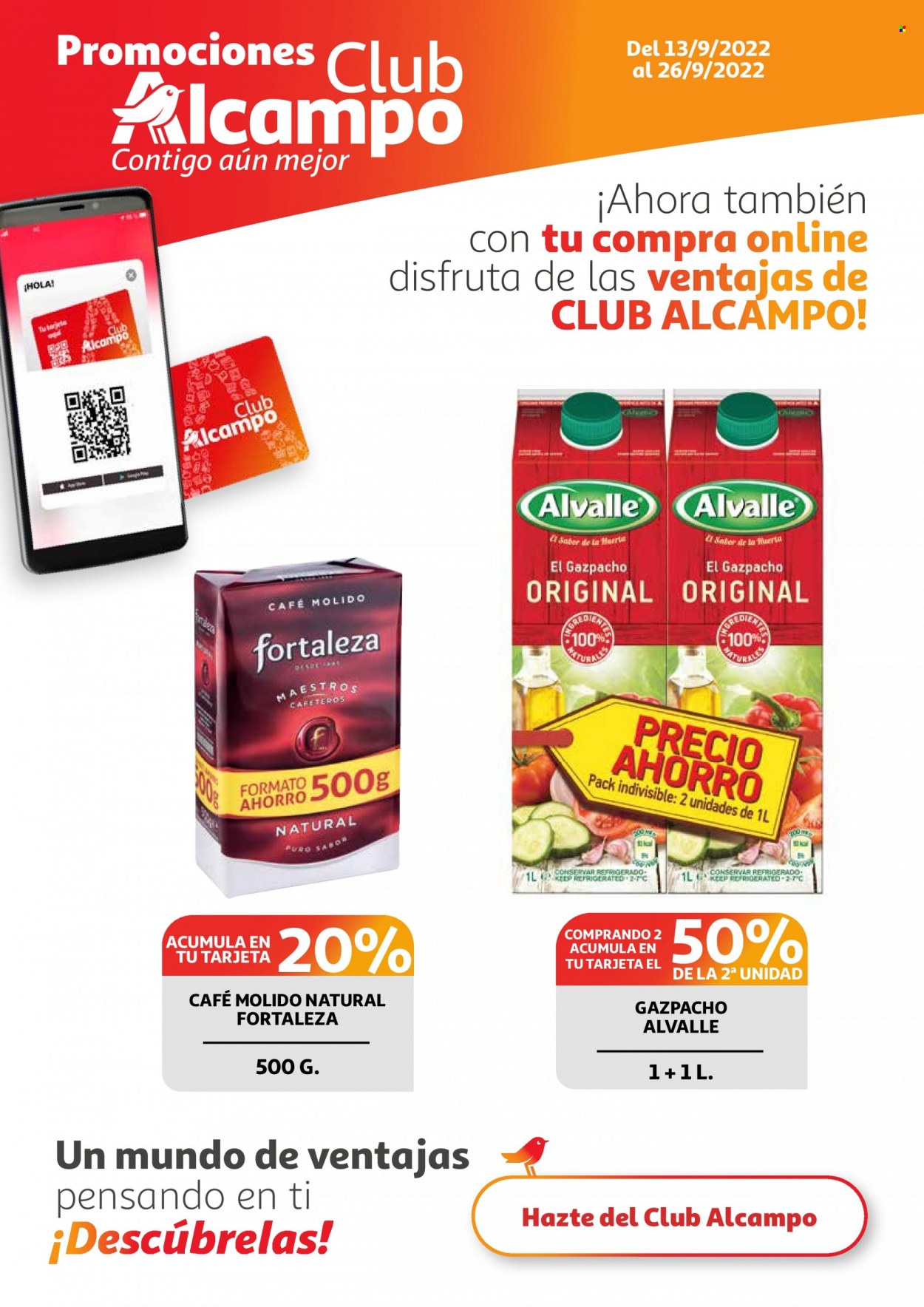 Folleto Alcampo - 13/09/22 - 26/09/22. Página 1