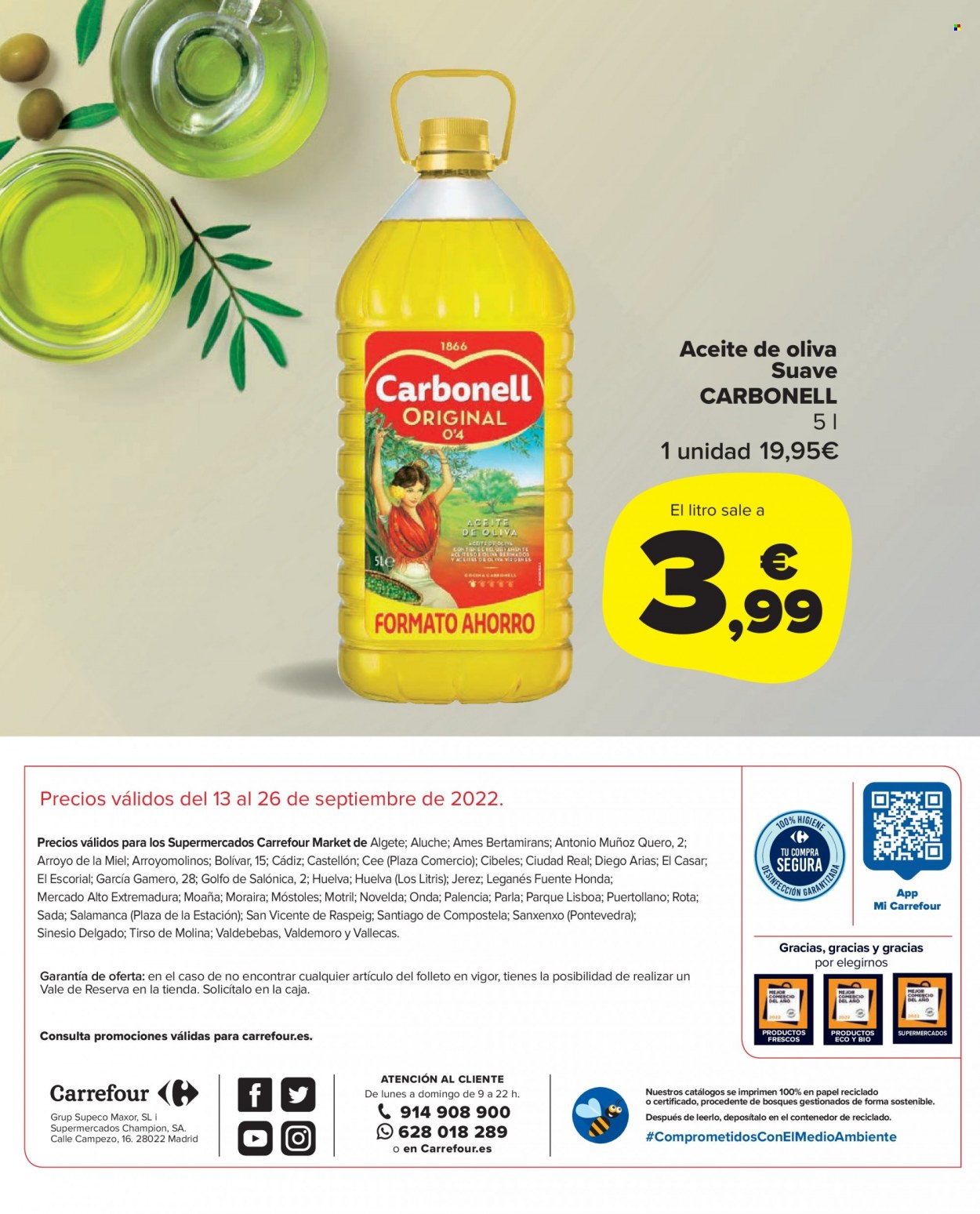 Folleto Carrefour - 13/09/22 - 26/09/22. Página 16