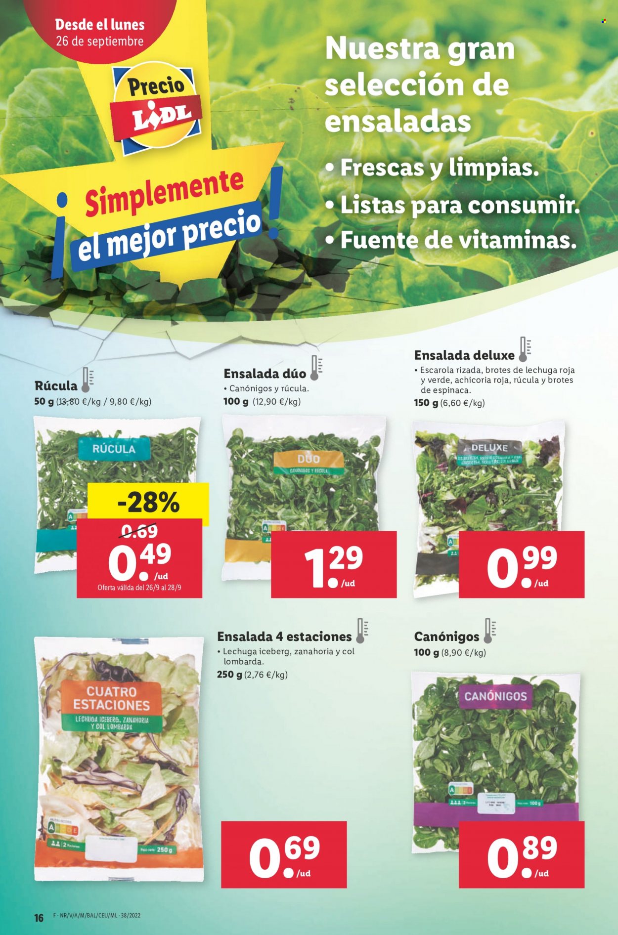 Folleto Lidl - 22/09/22 - 28/09/22. Página 16