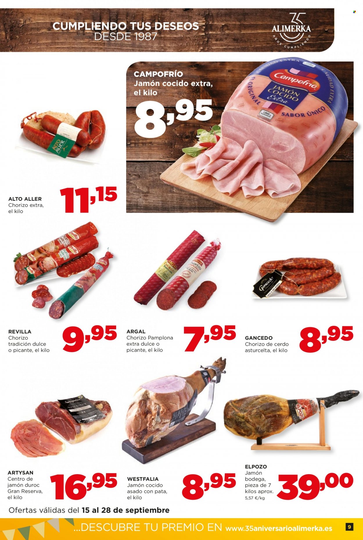 Folleto Alimerka - 15/09/22 - 28/09/22. Página 9