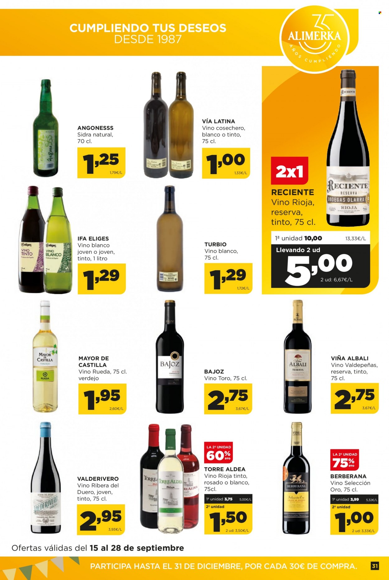 Folleto Alimerka - 15/09/22 - 28/09/22. Página 31