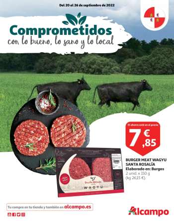 Folleto actual Alcampo - 20/09/22 - 26/09/22.