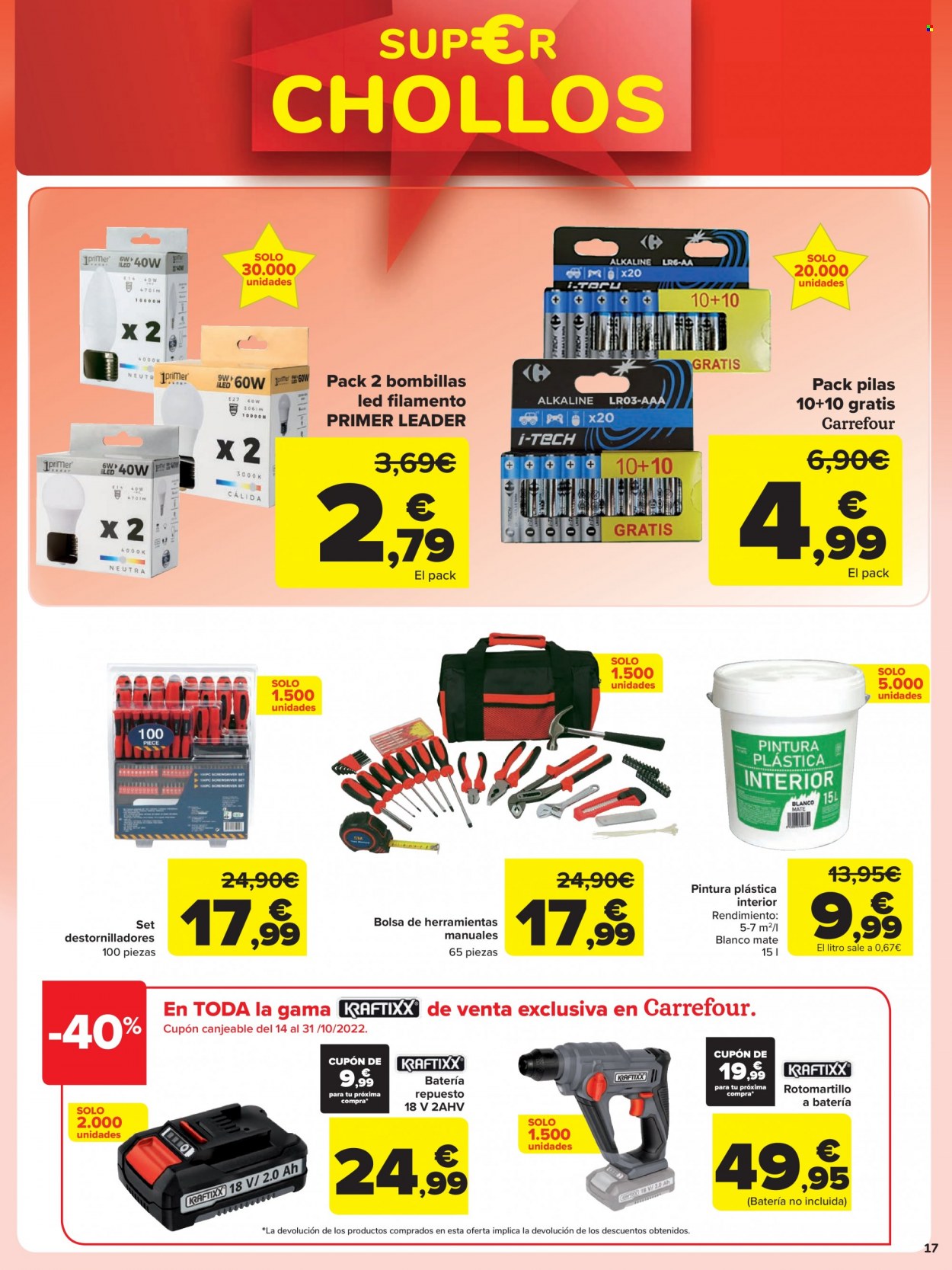 Folleto Carrefour - 20/09/22 - 13/10/22. Página 17