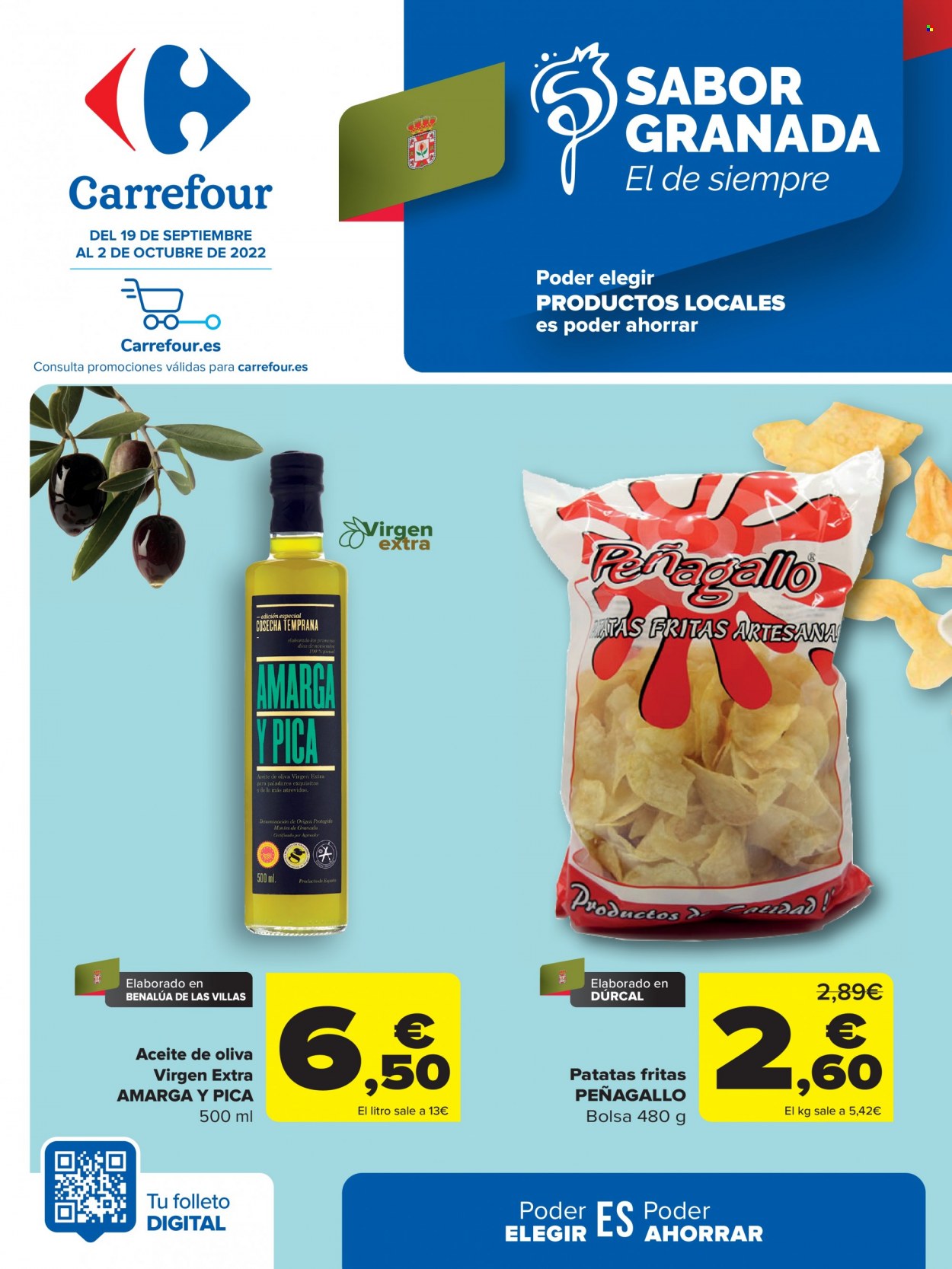 Folleto Carrefour - 19/09/22 - 02/10/22. Página 1