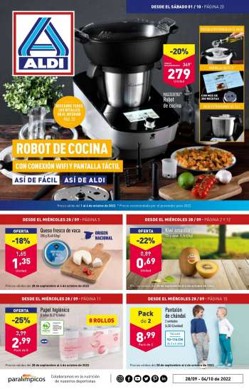 Folleto actual Aldi - 28/09/22 - 04/10/22.