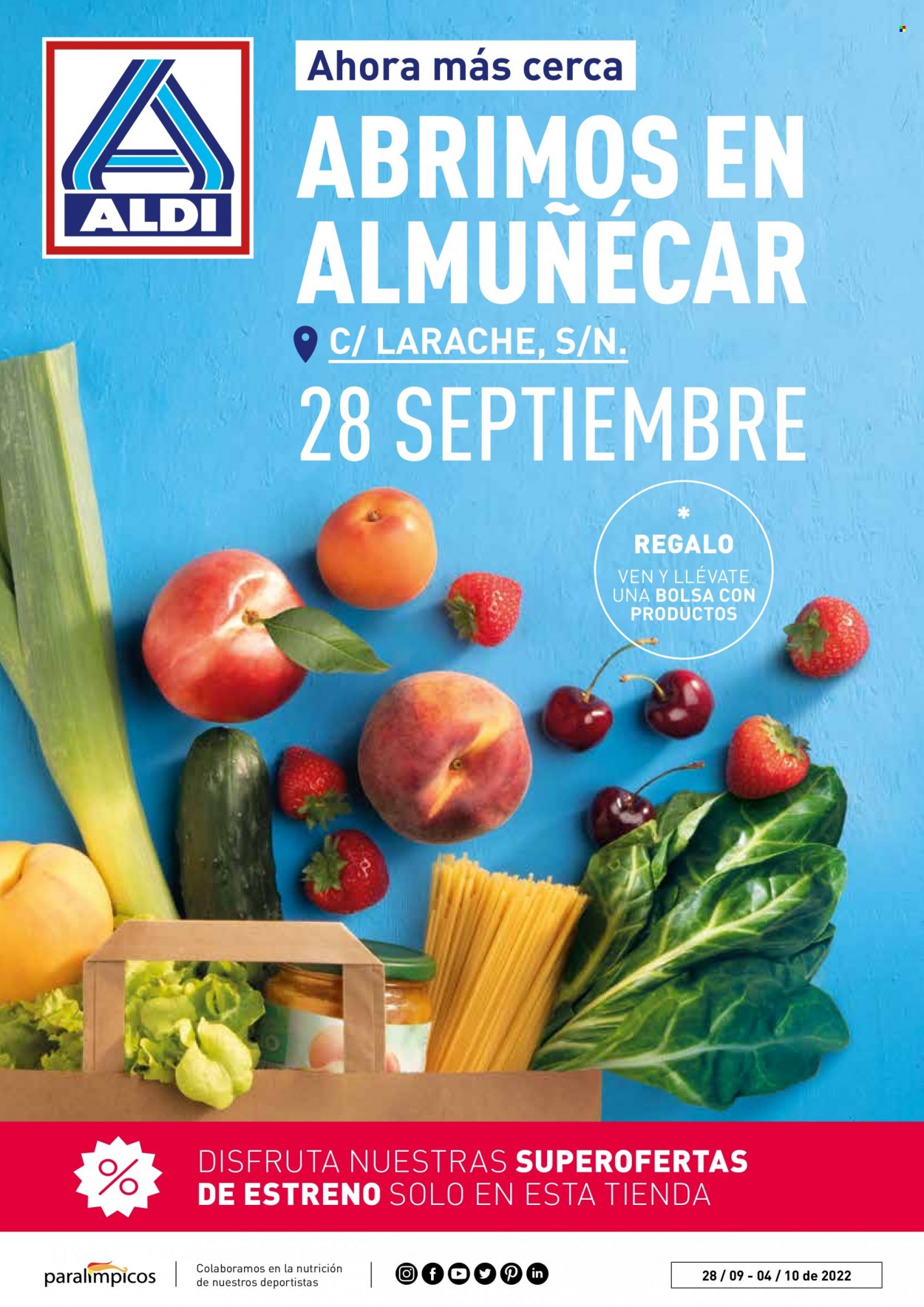 Folleto Aldi - 28/09/22 - 04/10/22. Página 1