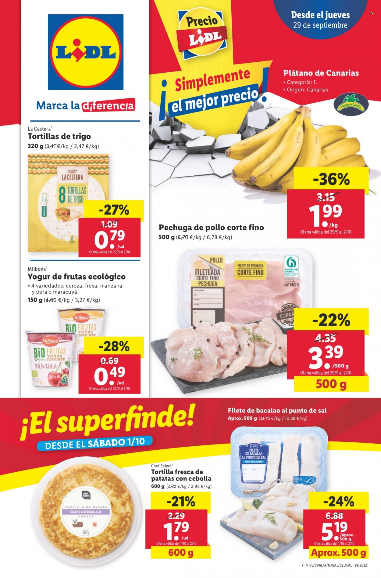 Folleto Lidl - 29/09/22 - 05/10/22. Página 1