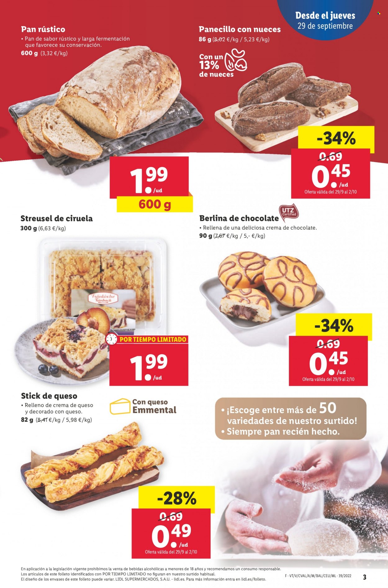 Folleto Lidl - 29/09/22 - 05/10/22. Página 3