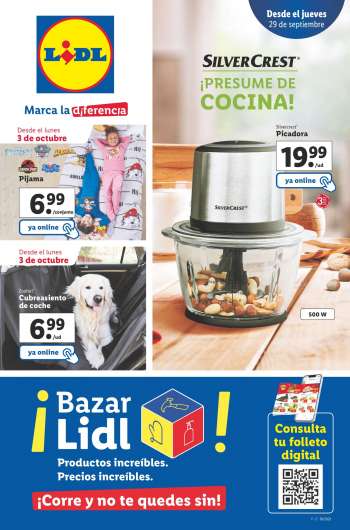 Folleto actual Lidl - 29/09/22 - 05/10/22.