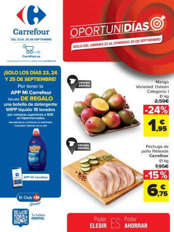 Folleto actual Carrefour - 23/09/22 - 25/09/22.