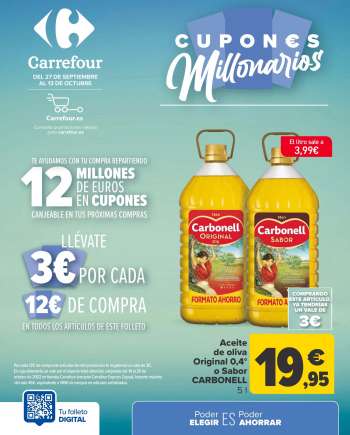 Folleto actual Carrefour - 27/09/22 - 13/10/22.