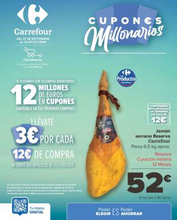 Folleto actual Carrefour - 27/09/22 - 13/10/22.