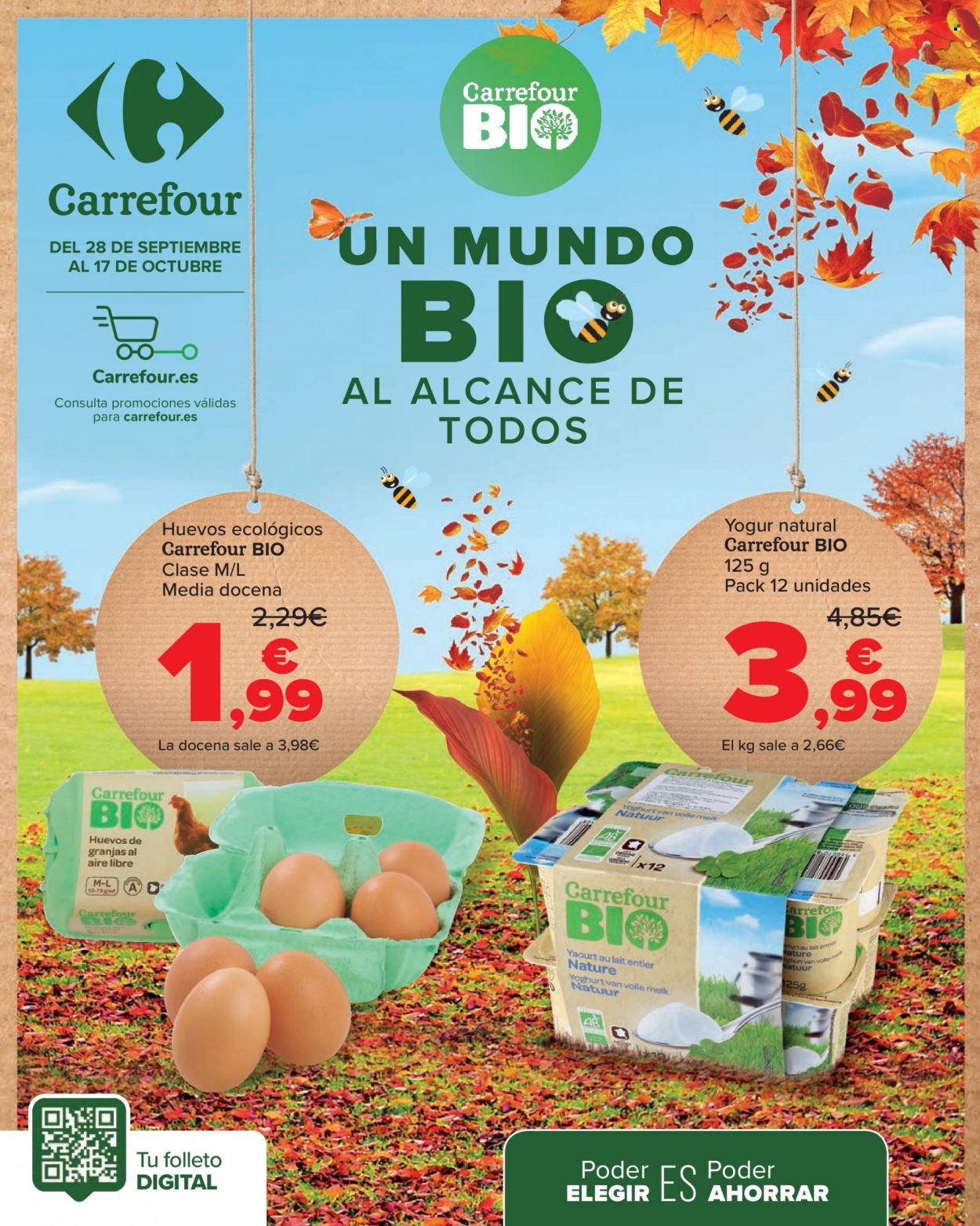 Folleto Carrefour - 28/09/22 - 17/10/22. Página 1