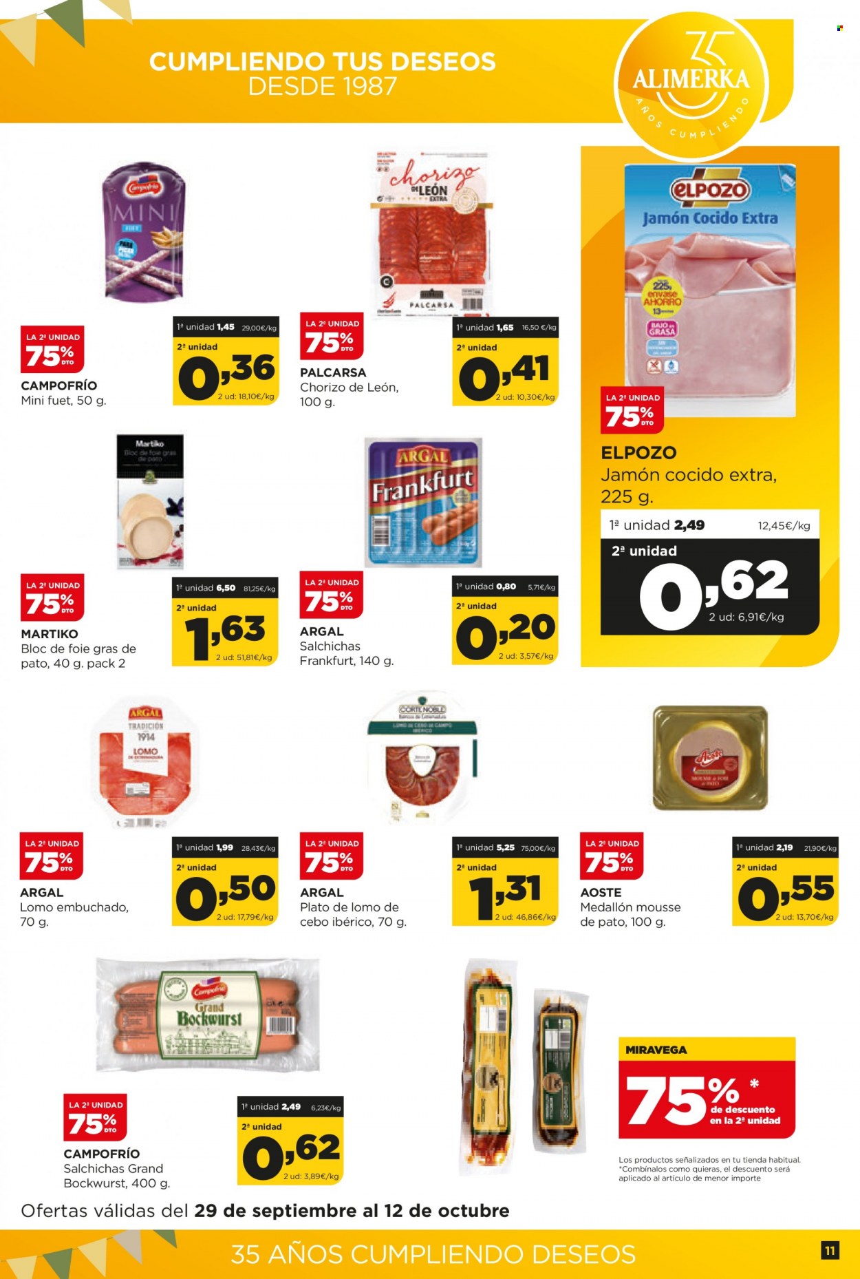 Folleto Alimerka - 29/09/22 - 12/10/22. Página 11