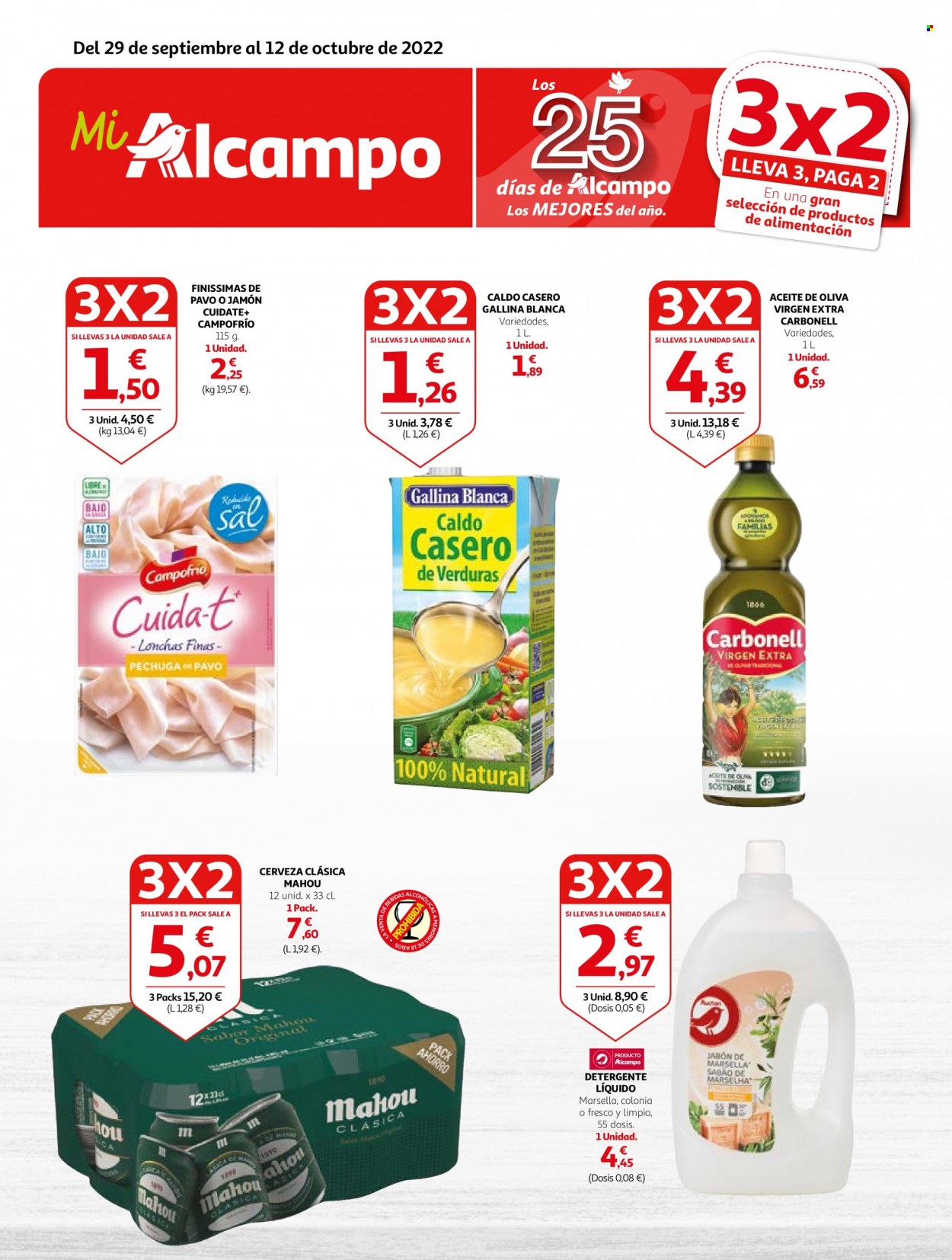 Folleto Alcampo - 29/09/22 - 12/10/22. Página 1