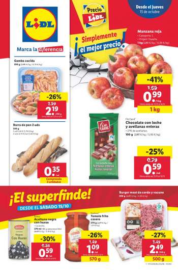Folleto actual Lidl - 13/10/22 - 19/10/22.
