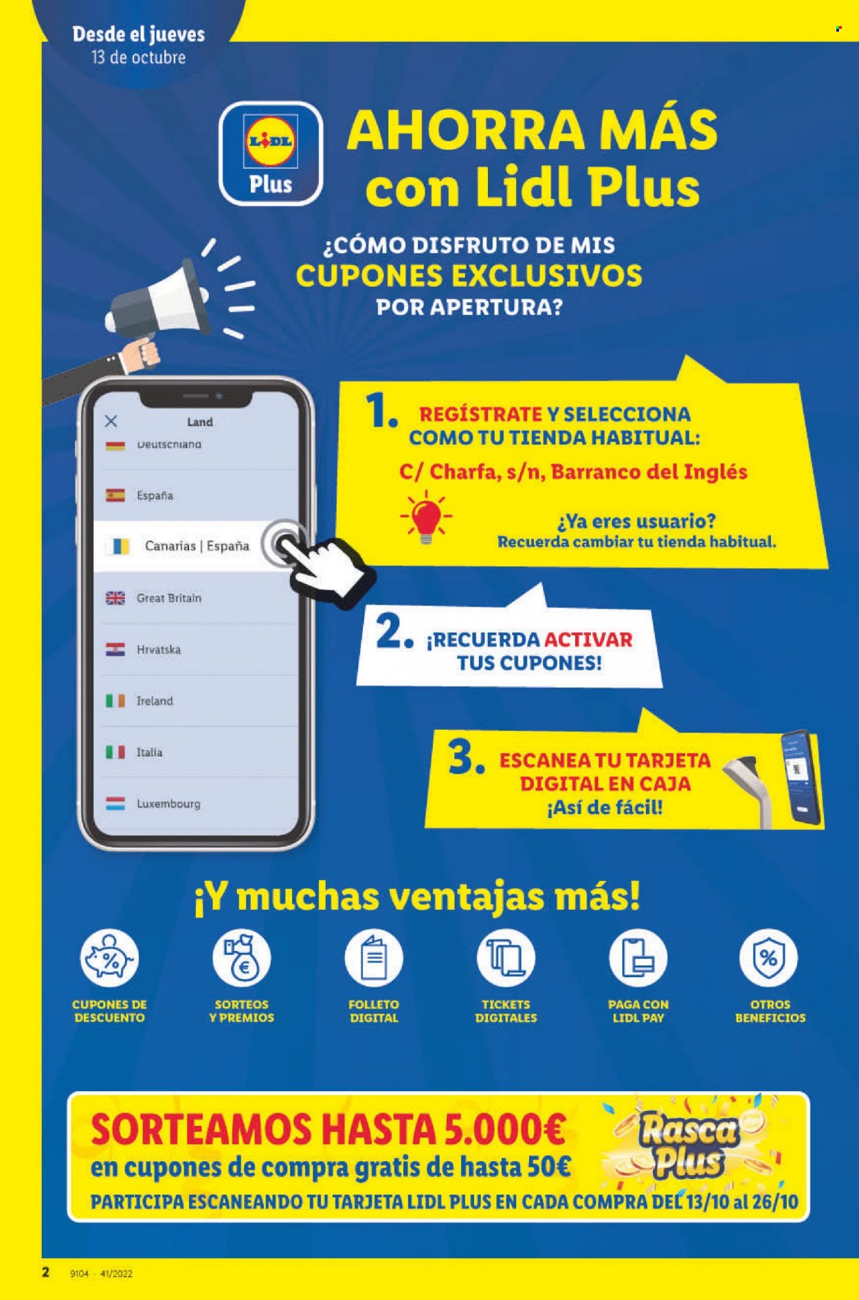 Folleto Lidl - 13/10/22 - 19/10/22. Página 2