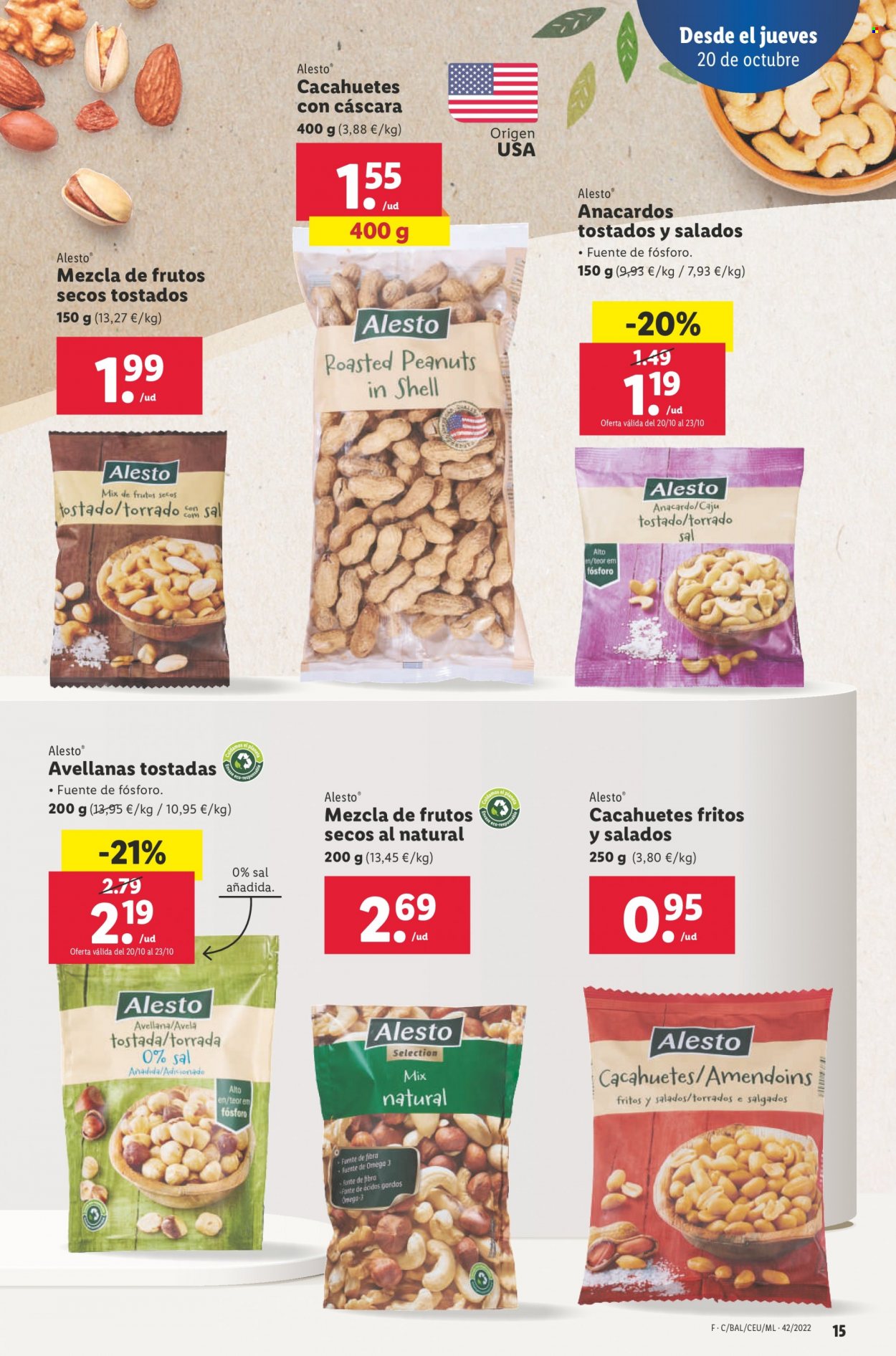 Folleto Lidl - 20/10/22 - 26/10/22. Página 15