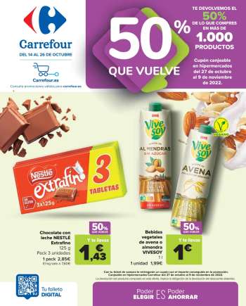 Folleto actual Carrefour - 14/10/22 - 26/10/22.
