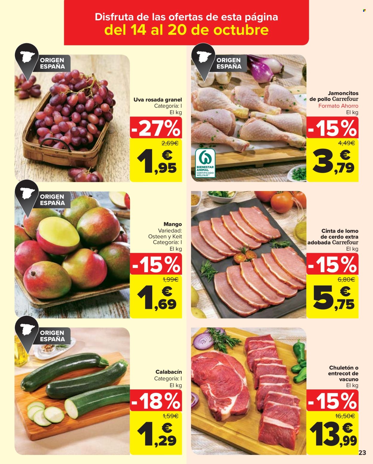 Folleto Carrefour - 14/10/22 - 26/10/22. Página 23