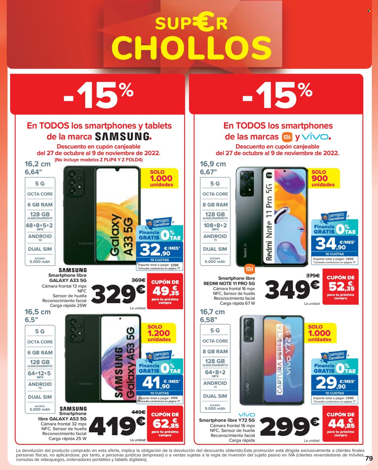 Folleto Carrefour - 14/10/22 - 26/10/22. Página 79