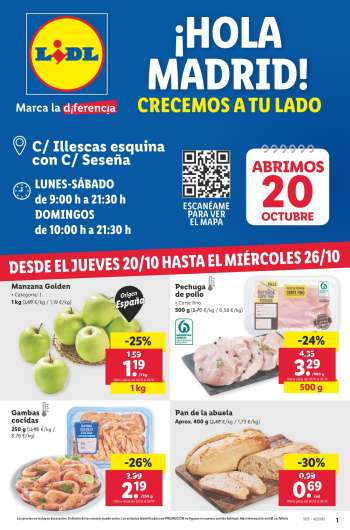 Folleto actual Lidl - 20/10/22 - 26/10/22.