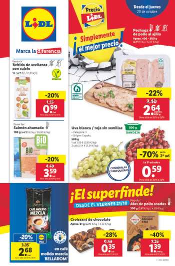 Folleto actual Lidl - 20/10/22 - 26/10/22.
