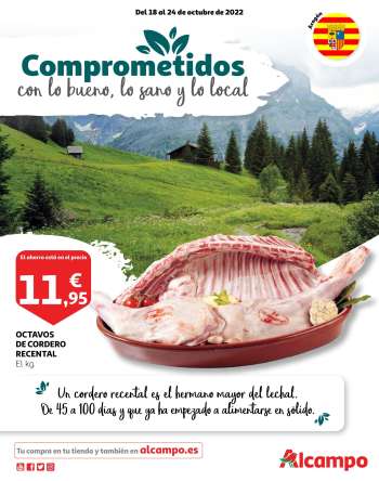Folleto actual Alcampo - 18/10/22 - 24/10/22.