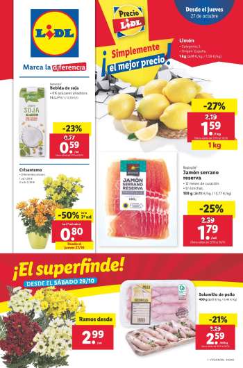 Folleto actual Lidl - 27/10/22 - 02/11/22.