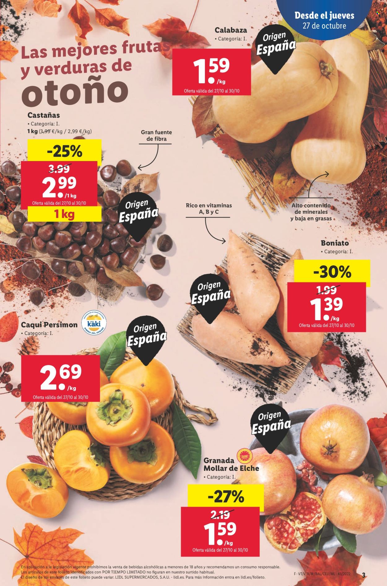 Folleto Lidl - 27/10/22 - 02/11/22. Página 3