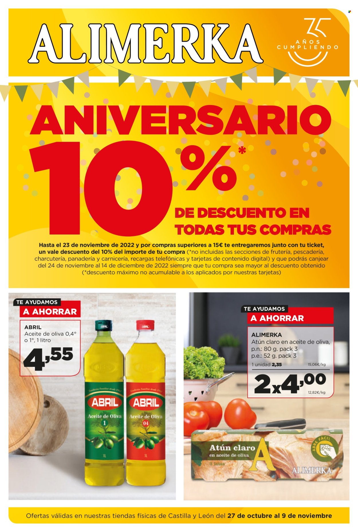 Folleto Alimerka - 27/10/22 - 09/11/22. Página 1