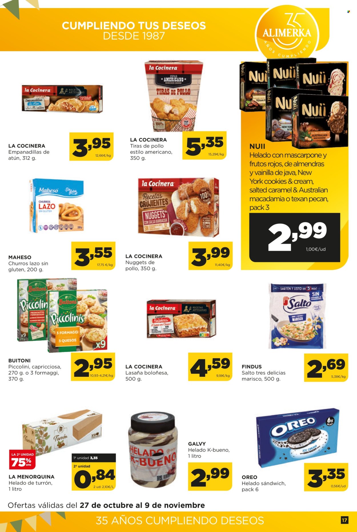 Folleto Alimerka - 27/10/22 - 09/11/22. Página 17