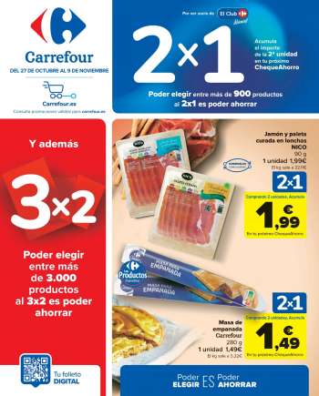 Folleto actual Carrefour - 27/10/22 - 09/11/22.