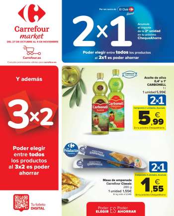 Folleto actual Carrefour - 27/10/22 - 09/11/22.