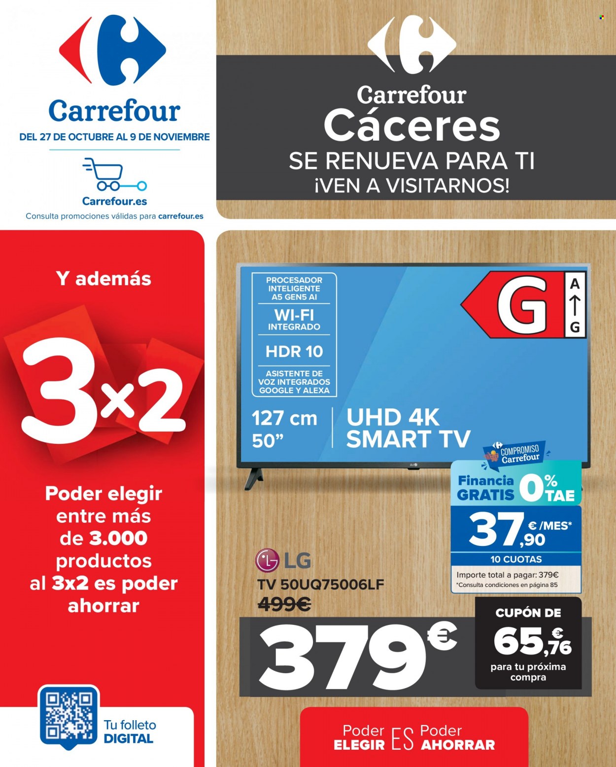 Folleto Carrefour - 27/10/22 - 09/11/22. Página 1