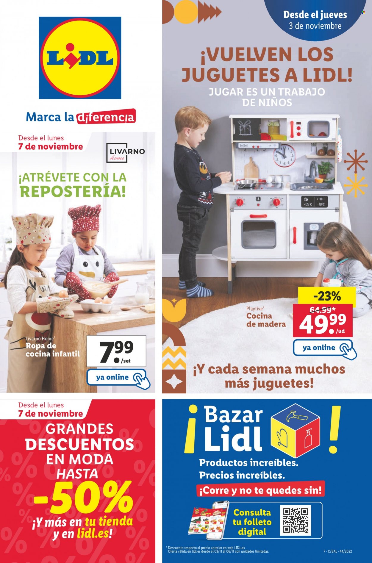 Folleto Lidl - 03/11/22 - 09/11/22. Página 1