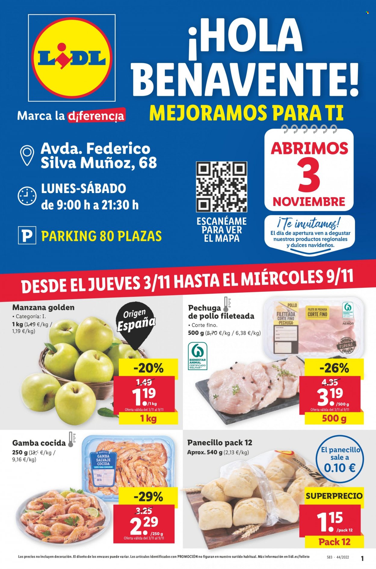 Folleto Lidl - 03/11/22 - 09/11/22. Página 1