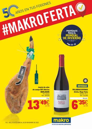 Folleto actual Makro - 27/10/22 - 16/11/22.